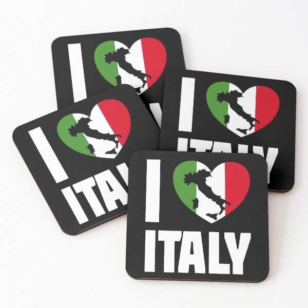 Item preview, Italy Silhouette in Heart - I Love Italy designed and sold by molamode.