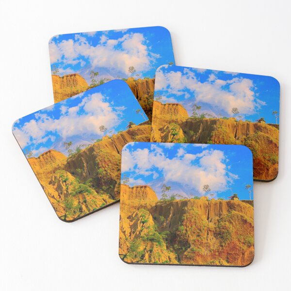 Item preview, Vulcan Merapi behind a brown hill designed and sold by kall3bu.
