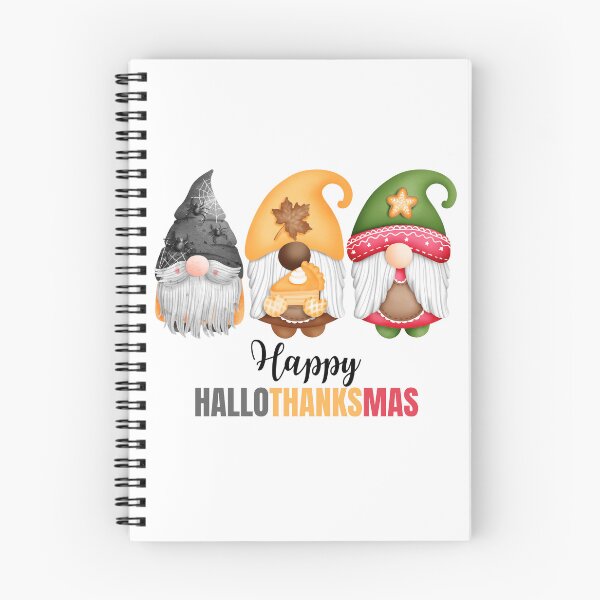 Item preview, Happy Hallothanksmas Gnomes designed and sold by The Glasses Girl.