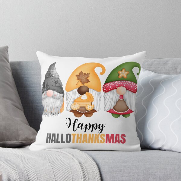 Item preview, Happy Hallothanksmas Gnomes designed and sold by The Glasses Girl.