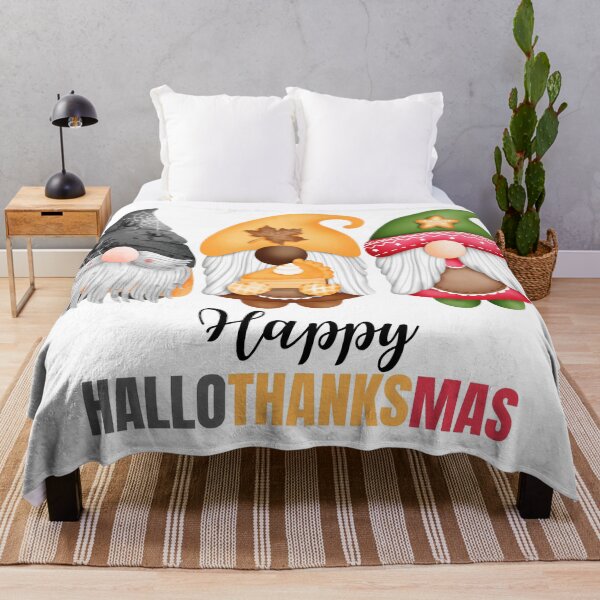 Item preview, Happy Hallothanksmas Gnomes designed and sold by The Glasses Girl.