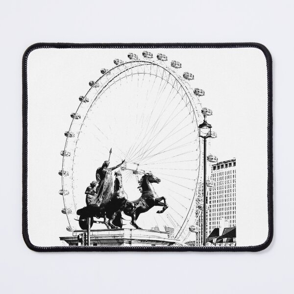 Item preview, Statue of Boadicea and Her Daughters With Millennium Wheel London designed and sold by phutball.