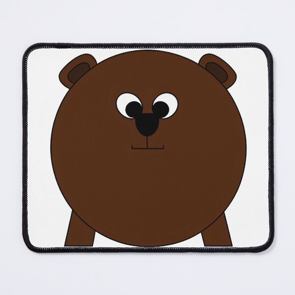 Item preview, A cartoonish round brown bear VI designed and sold by BrachiaST.