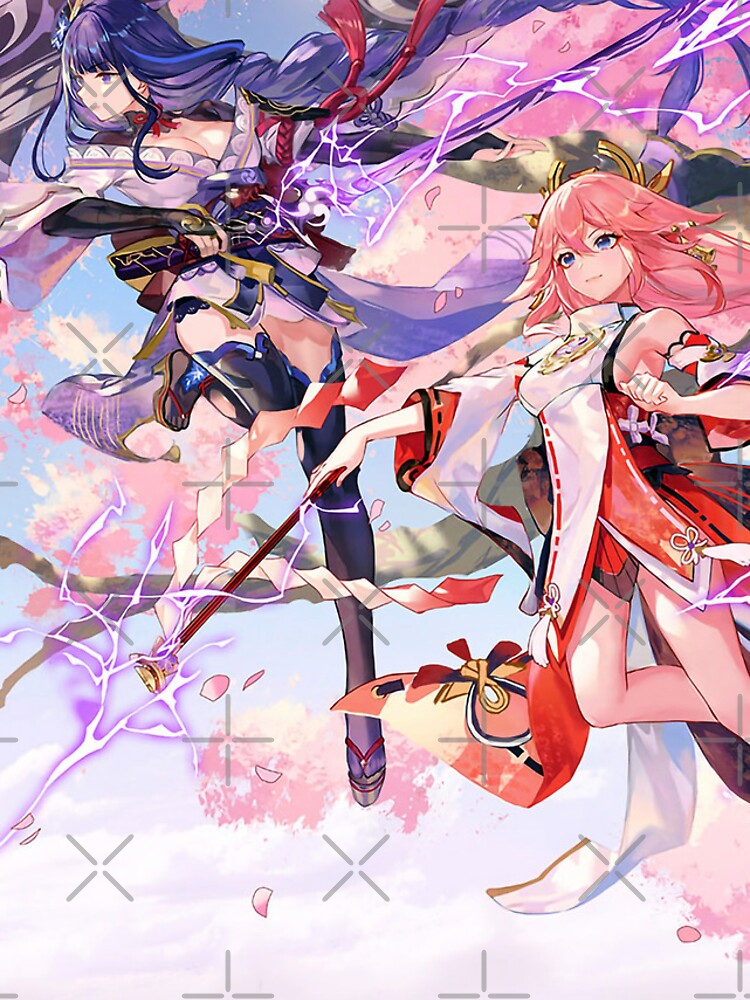 iPhone - miko Yae Miko logo Genshin Impact