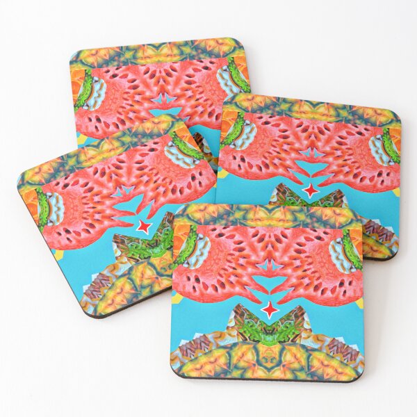 Item preview, WONDERFUL PAINTING GUAVA PINEAPPLE ORANGE & GINGERBREAD COOKIES  FOR CHRISTMAS - ABSTRACT TROPICAL FRUIT COCKTAIL FROM ARUBA - ARUBA FLAG - ARUBA, ONE HAPPY ISLAND! designed and sold by Ralek.