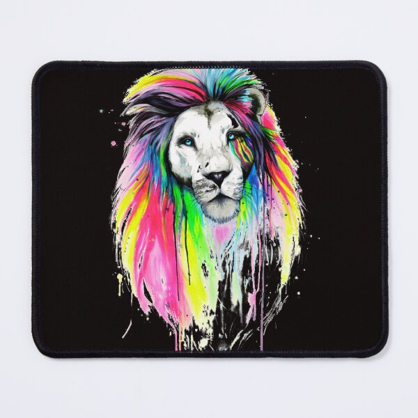 Item preview, Colorful lion head designed and sold by zeljana0504.