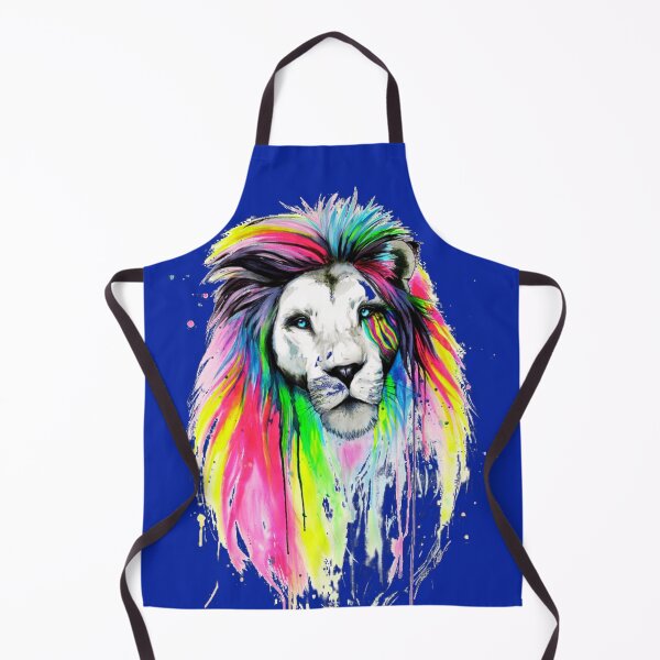 Item preview, Colorful lion head designed and sold by zeljana0504.