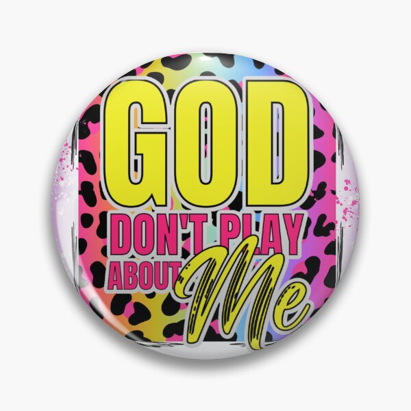 Item preview, God Don't Play About Me Colorful Rainbow Leopard Print Paint Splatter Graphic designed and sold by thekyngsqueen.