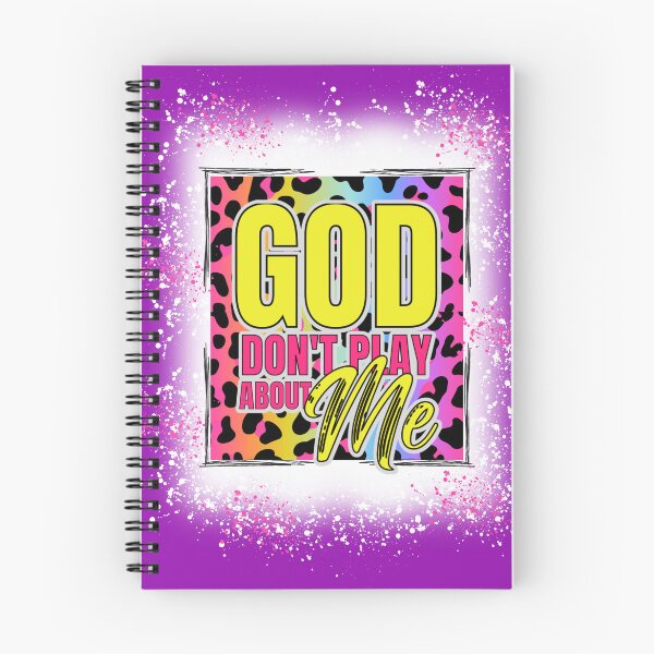 Item preview, God Don't Play About Me Colorful Rainbow Leopard Print Paint Splatter Graphic designed and sold by thekyngsqueen.