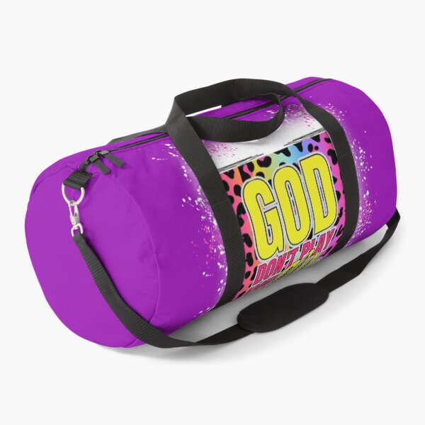 Item preview, God Don't Play About Me Colorful Rainbow Leopard Print Paint Splatter Graphic designed and sold by thekyngsqueen.