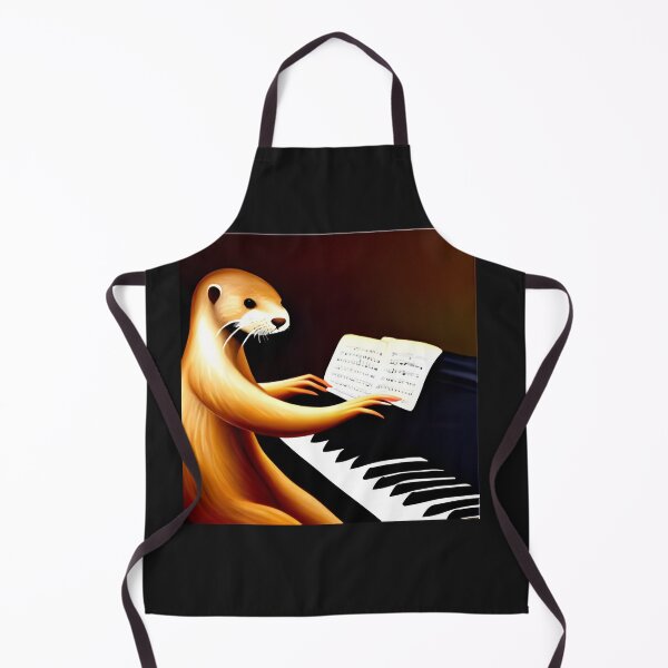 Item preview, Otter Playing Piano, Animals Playing Musical Instruments designed and sold by GwendolynFrost.