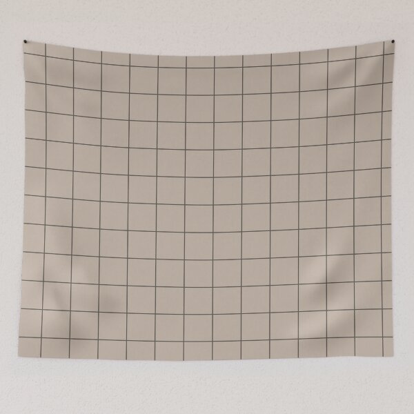 Item preview, Window Pane Khaki on Beige designed and sold by Art in My Loft.