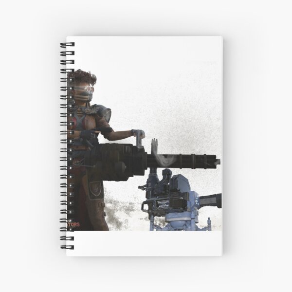 Jackie-5 and AMMO Walk Forward Spiral Notebook
