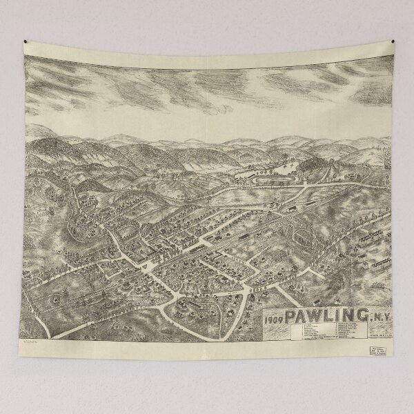 Item preview, Pawling, New York (1909) designed and sold by allhistory.