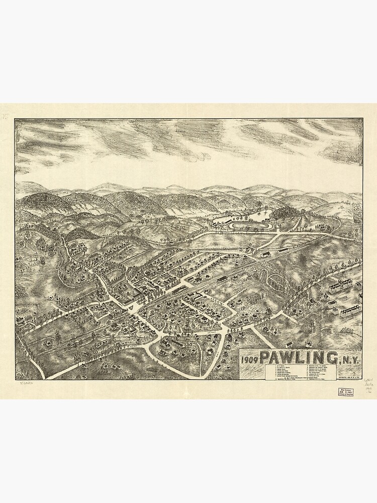 "Pawling, New York (1909)" Poster for Sale by allhistory Redbubble