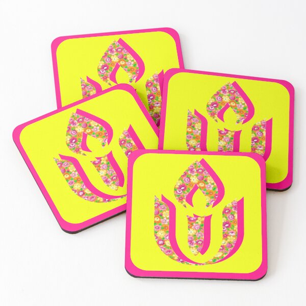 Item preview, Yellow and pink floral chalice Unitarian Universalism  designed and sold by KCAbdelnour.