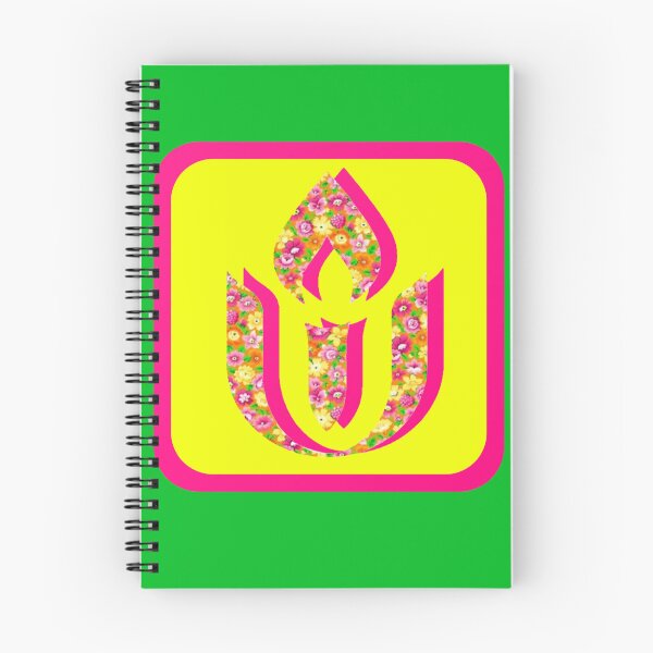 Item preview, Yellow and pink floral chalice Unitarian Universalism  designed and sold by KCAbdelnour.