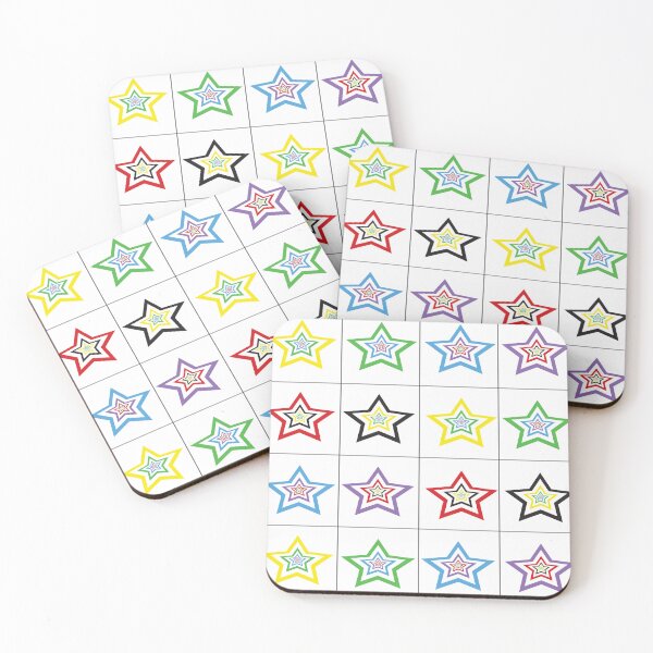 Item preview, Colorful Star Mulit Color Pattern designed and sold by ValeriesGallery.