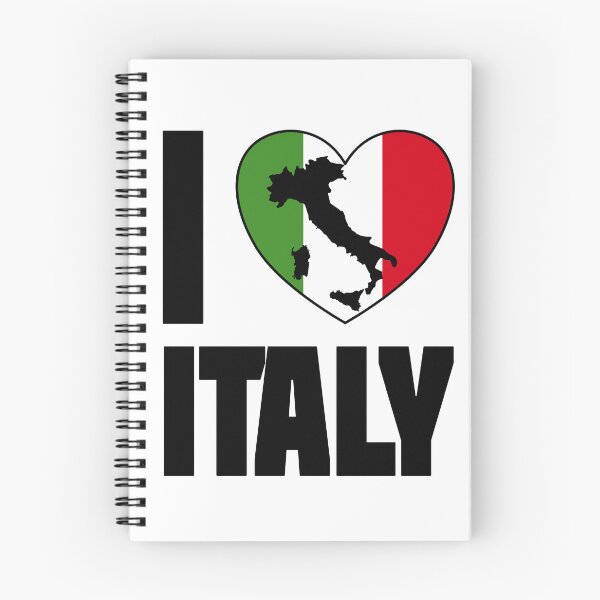Item preview, Italy Silhouette in Italian Heart - I Love Italy in Heart designed and sold by molamode.