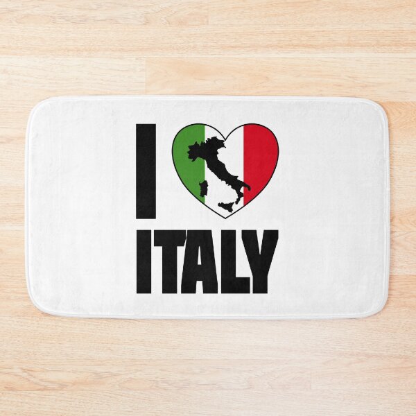 Item preview, Italy Silhouette in Italian Heart - I Love Italy in Heart designed and sold by molamode.