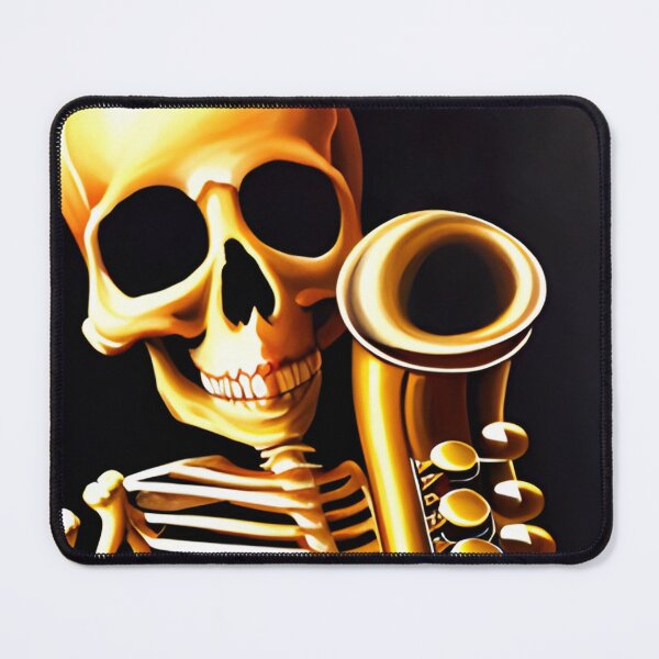 Item preview, Saxophone Skeleton designed and sold by GwendolynFrost.