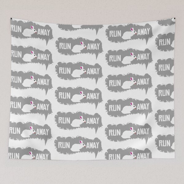 Item preview, Run Away Rabbit designed and sold by geeklecticsandy.