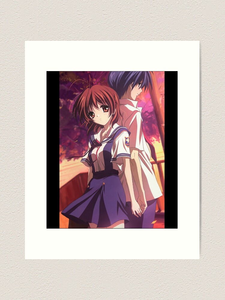 Clannad anime poster Nagisa Furukawa Art Print for Sale by wazzaah