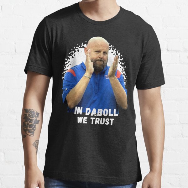 Brian Daboll Crown Big Head T Shirt S Royal Blue at  Men's Clothing  store