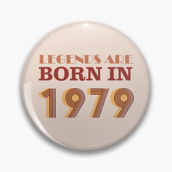 Item preview, Legends Are Born In 1979 Birthyear Typography designed and sold by bolimj.