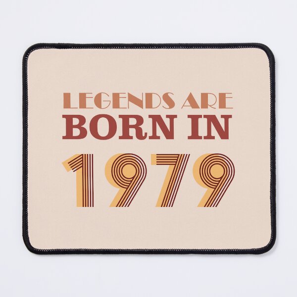 Item preview, Legends Are Born In 1979 Birthyear Typography designed and sold by bolimj.