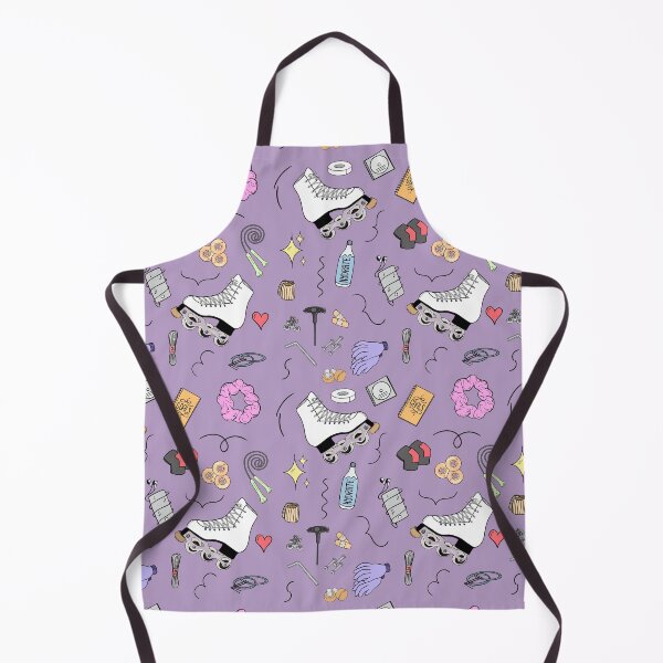 Item preview, Inline Figure Skating Cartoon Pattern - Lilac designed and sold by IcyScribbles.