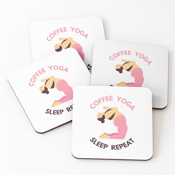 Item preview, Coffee Yoga Sleep Repeat designed and sold by karolaan.