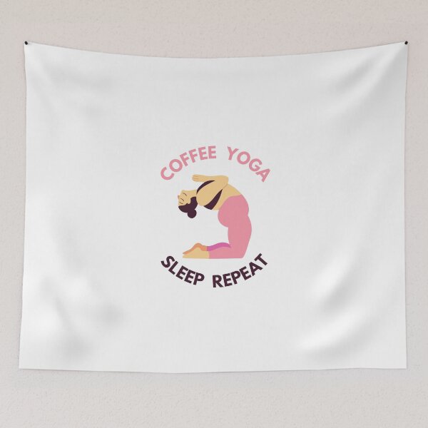 Item preview, Coffee Yoga Sleep Repeat designed and sold by karolaan.