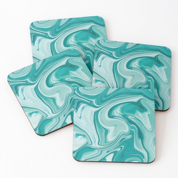 Item preview, Light Blue Waves Painting designed and sold by sofibelen.