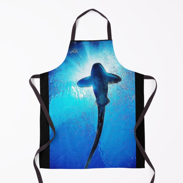 Item preview, Shark From Bottom Blue Sharpness designed and sold by Namsus-Printing.