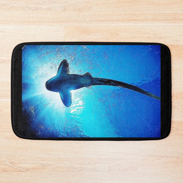 Item preview, Shark From Bottom Blue Sharpness designed and sold by Namsus-Printing.