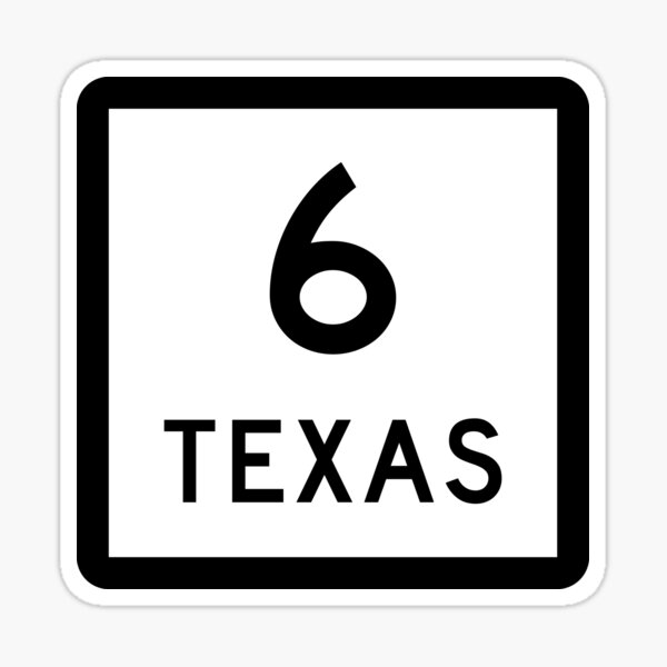 "Texas Route Marker" Sticker for Sale by Tonbbo Redbubble