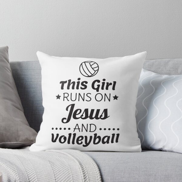 Item preview, Volleyball Shirt, Girls Volleyball Gift, Runs on Jesus designed and sold by Infinity-Co.