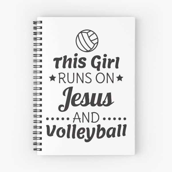 Item preview, Volleyball Shirt, Girls Volleyball Gift, Runs on Jesus designed and sold by Infinity-Co.
