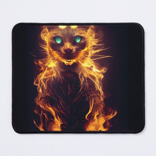 Item preview, Fiery cat designed and sold by EzraRogers.