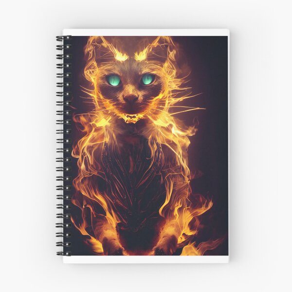 Item preview, Fiery cat designed and sold by EzraRogers.