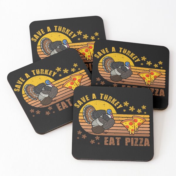 Item preview, Save a Turkey Eat Pizza designed and sold by Fab Art DESIGN LAB.