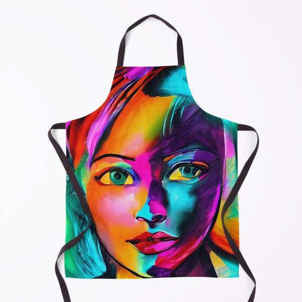 Item preview, Portrait of a young lady with many colors designed and sold by Lefteris Betsis.