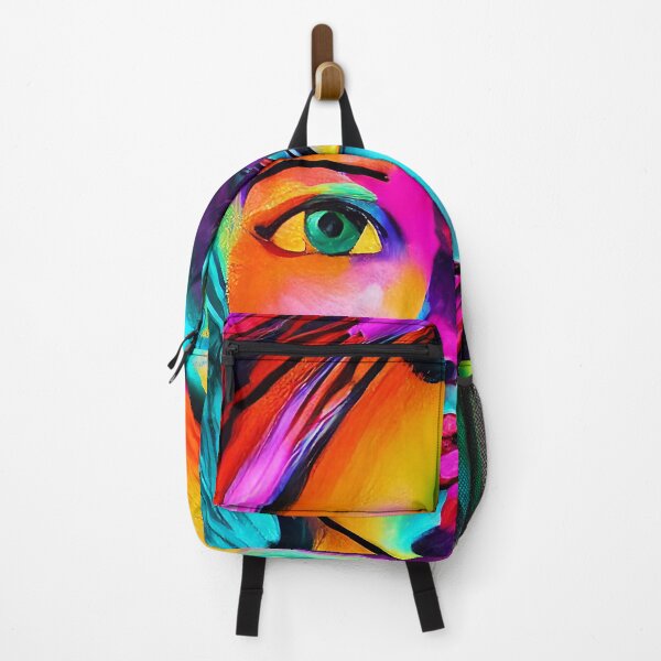 Item preview, Portrait of a young lady with many colors designed and sold by Lefteris Betsis.