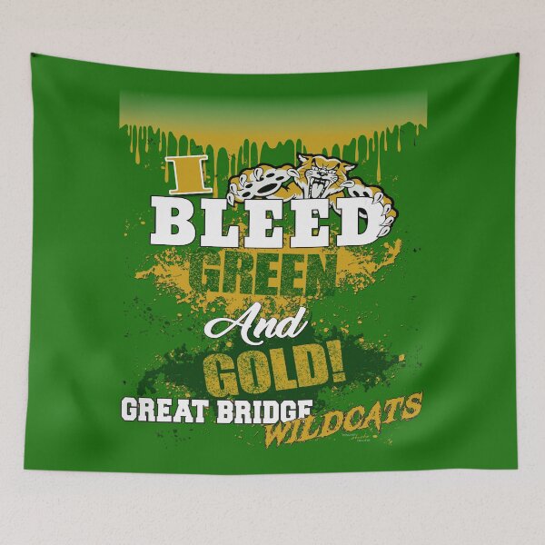 Item preview, I Bleed Green and Gold - Great Bridge Wildcats designed and sold by CharltonWiggins.