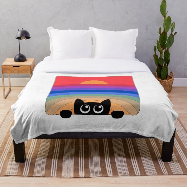 Item preview, Curious black cat, cute and colorful #57 designed and sold by Cocolorr.