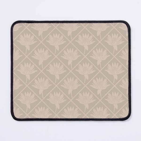Item preview, Lotus Diagonals Pink Beige on Soft Taupe designed and sold by Art in My Loft.
