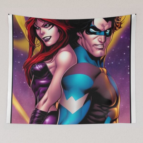 Item preview,  Nightwing and starfire 5 designed and sold by Tribaltreasures.
