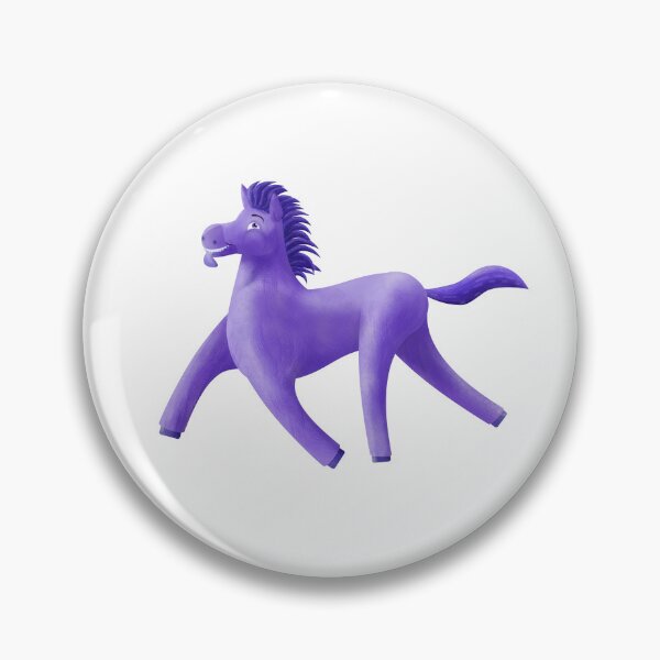 Item preview, Purple Wonky Horse painterly designed and sold by BeccaDoodles.