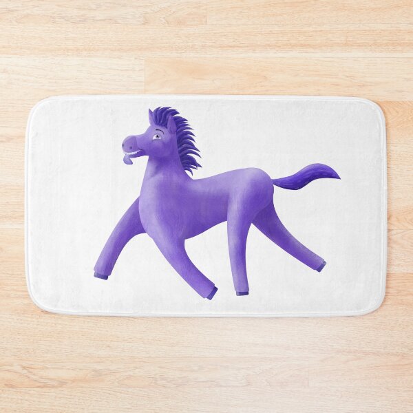 Item preview, Purple Wonky Horse painterly designed and sold by BeccaDoodles.